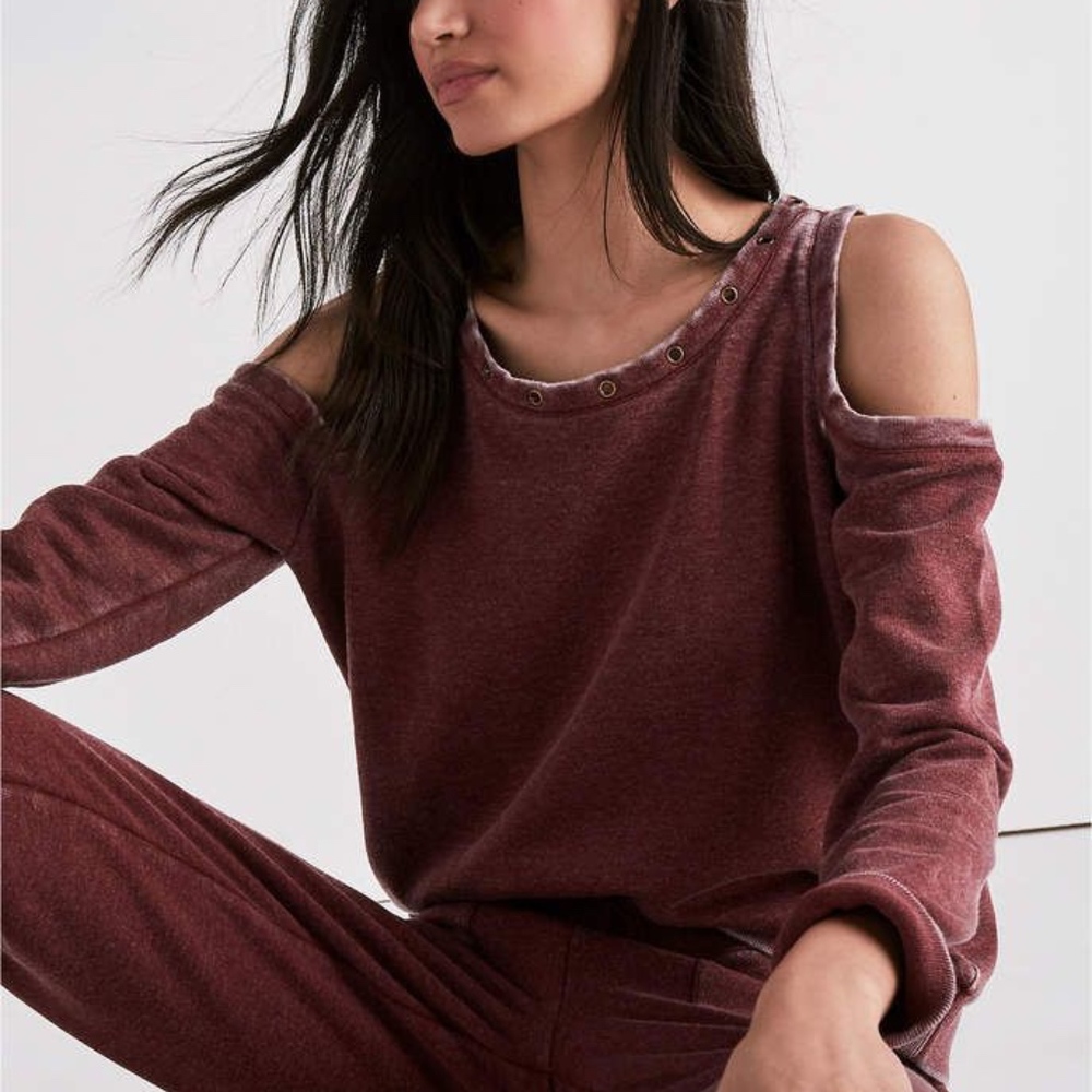 Lucky Brand Cold Shoulder Pullover